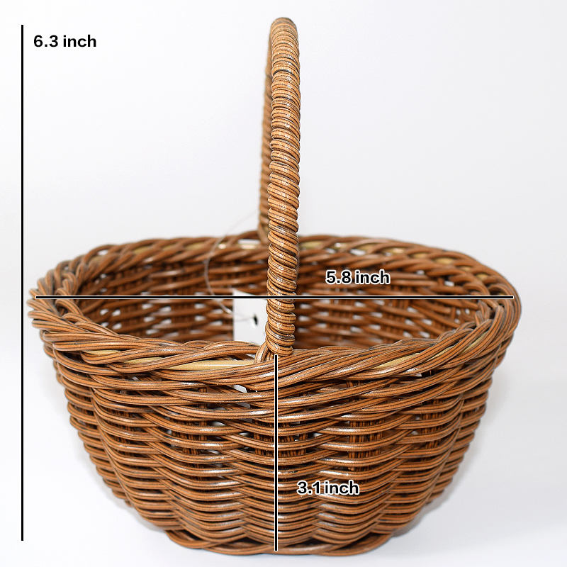 Hand-woven rope woven basket basket stor